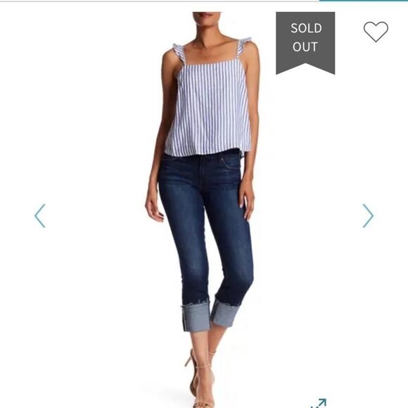 Joe’s Jeans Flawless Cuffed Crop Jean Size 25 NWT - Picture 15 of 15